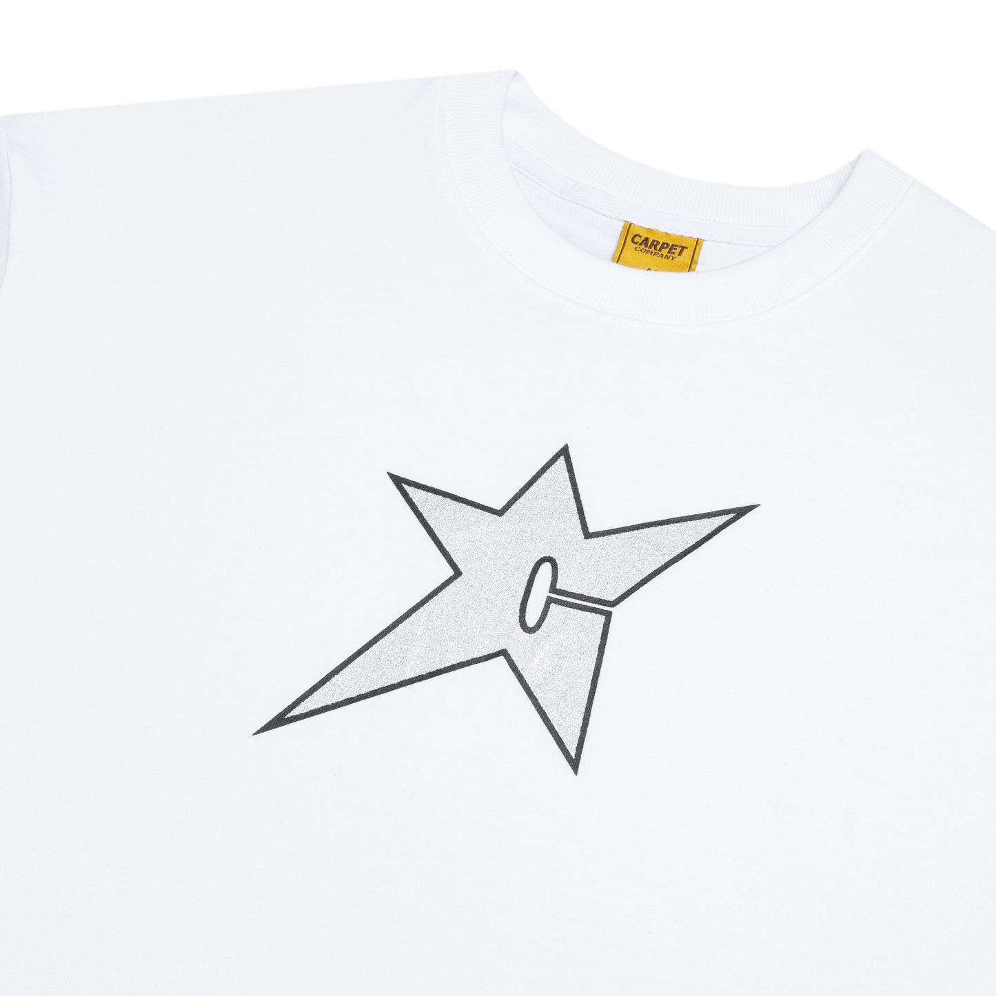 Carpet Company C-Star Metallic Tee - White