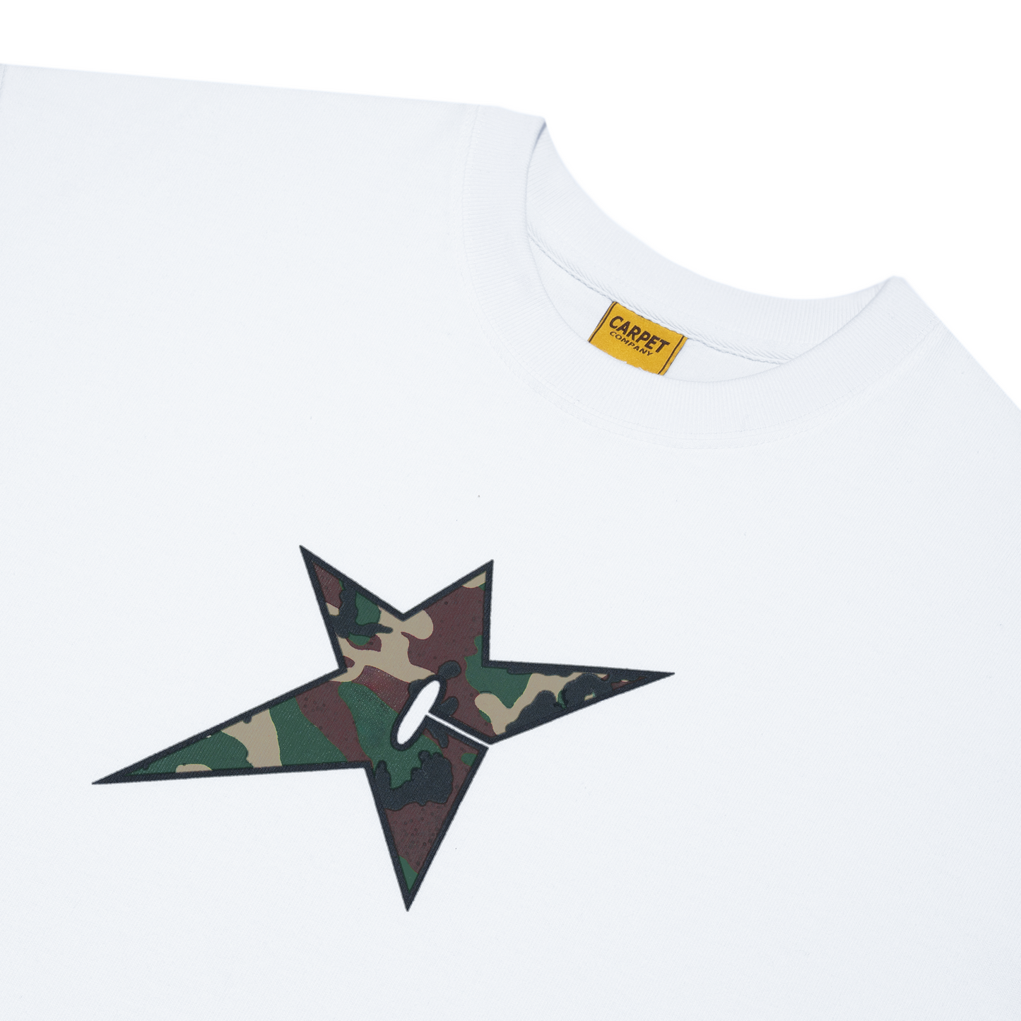 Carpet Company C-Star Camo Logo Tee - White