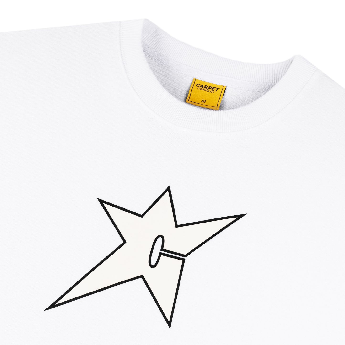 Carpet Company C-Star Glow In The Dark Tee - White