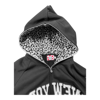 Star Team New York Full Zip Hoodie - Black