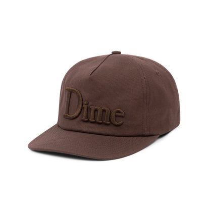 Dime Classic 3D Worker Cap - Dark Brown