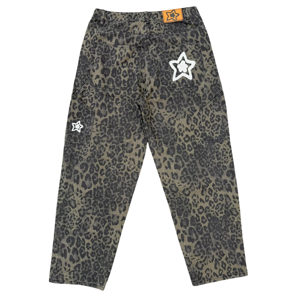 Star Team Carpenter Star Jeans - Olive Leopard
