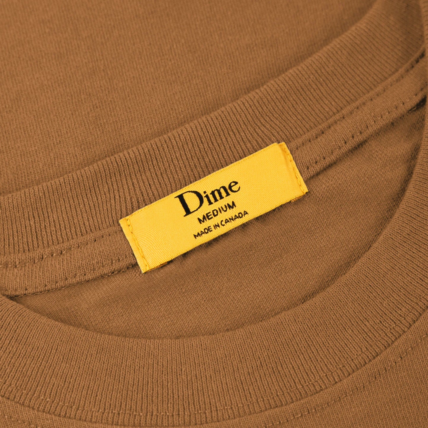 Dime Classic Small Logo Tee - Cappuccino