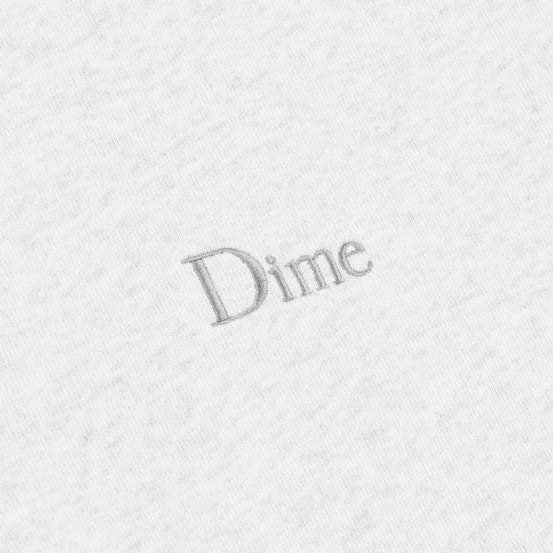 Dime Classic Small Logo Hoodie - Ash – Ninetimes Skateshop