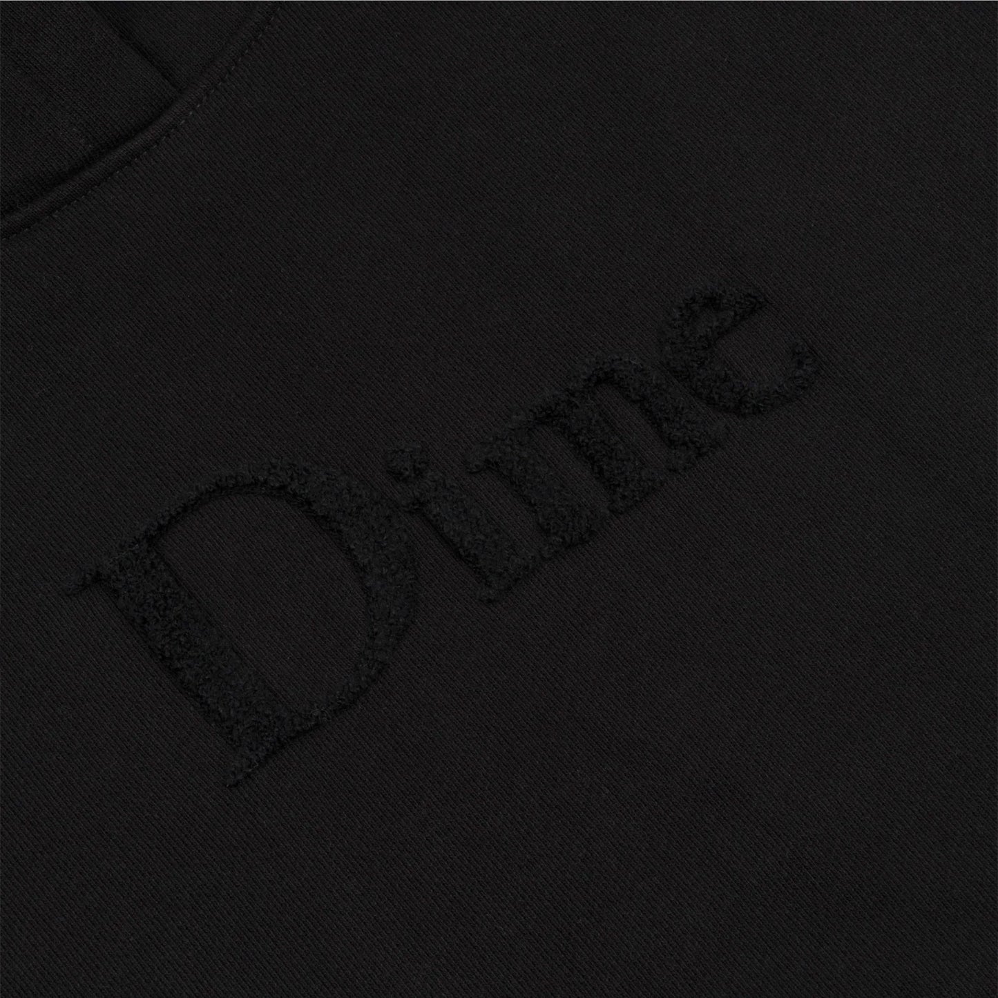Dime Classic Chenille Logo Hoodie - Black