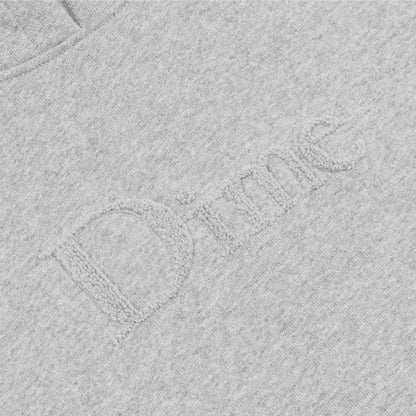 Dime Classic Chenille Logo Hoodie - Heather Gray