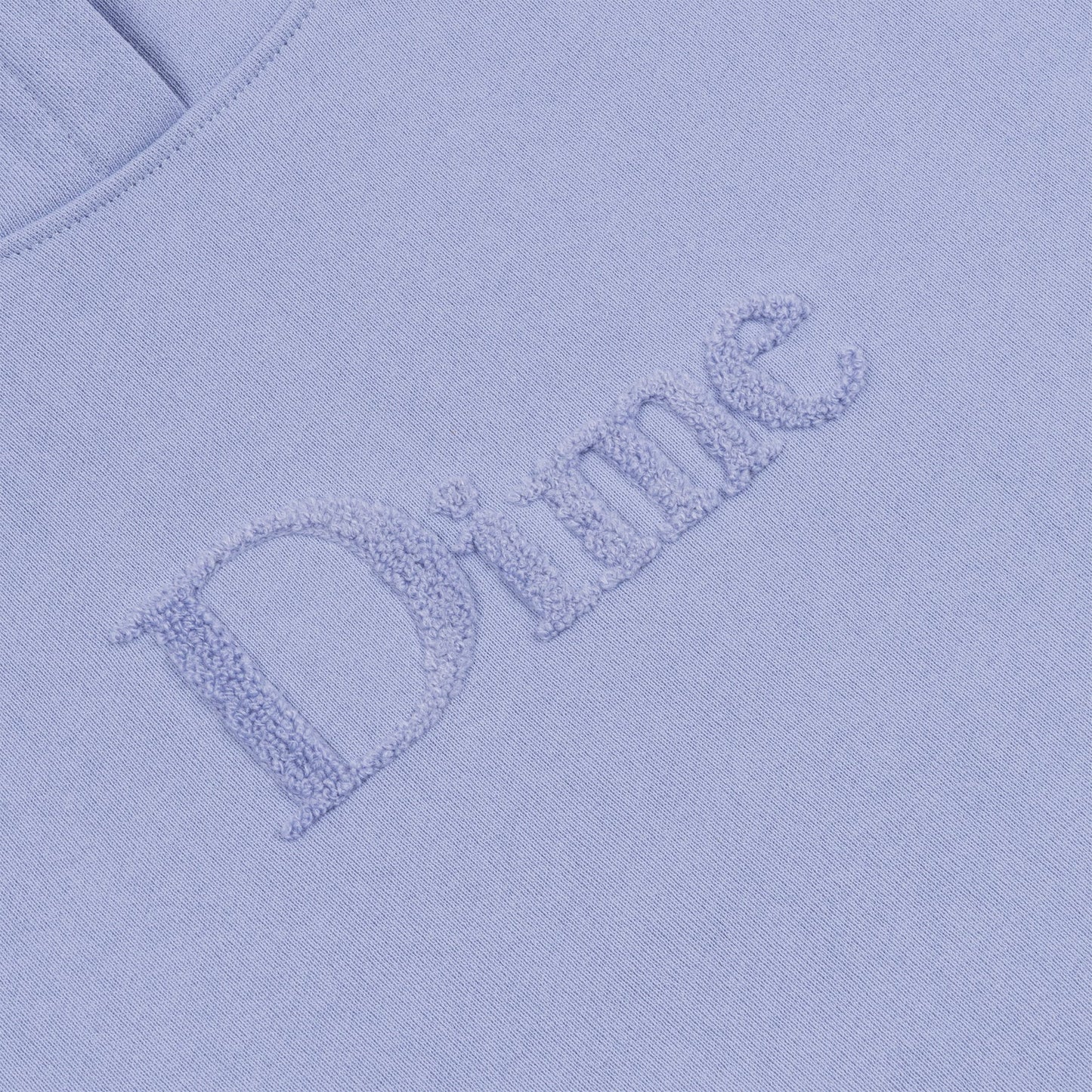 Dime Classic Chenille Logo Hoodie - Light Indigo