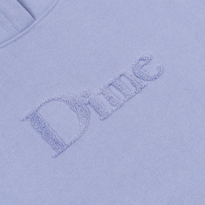 Dime Classic Chenille Logo Hoodie - Light Indigo