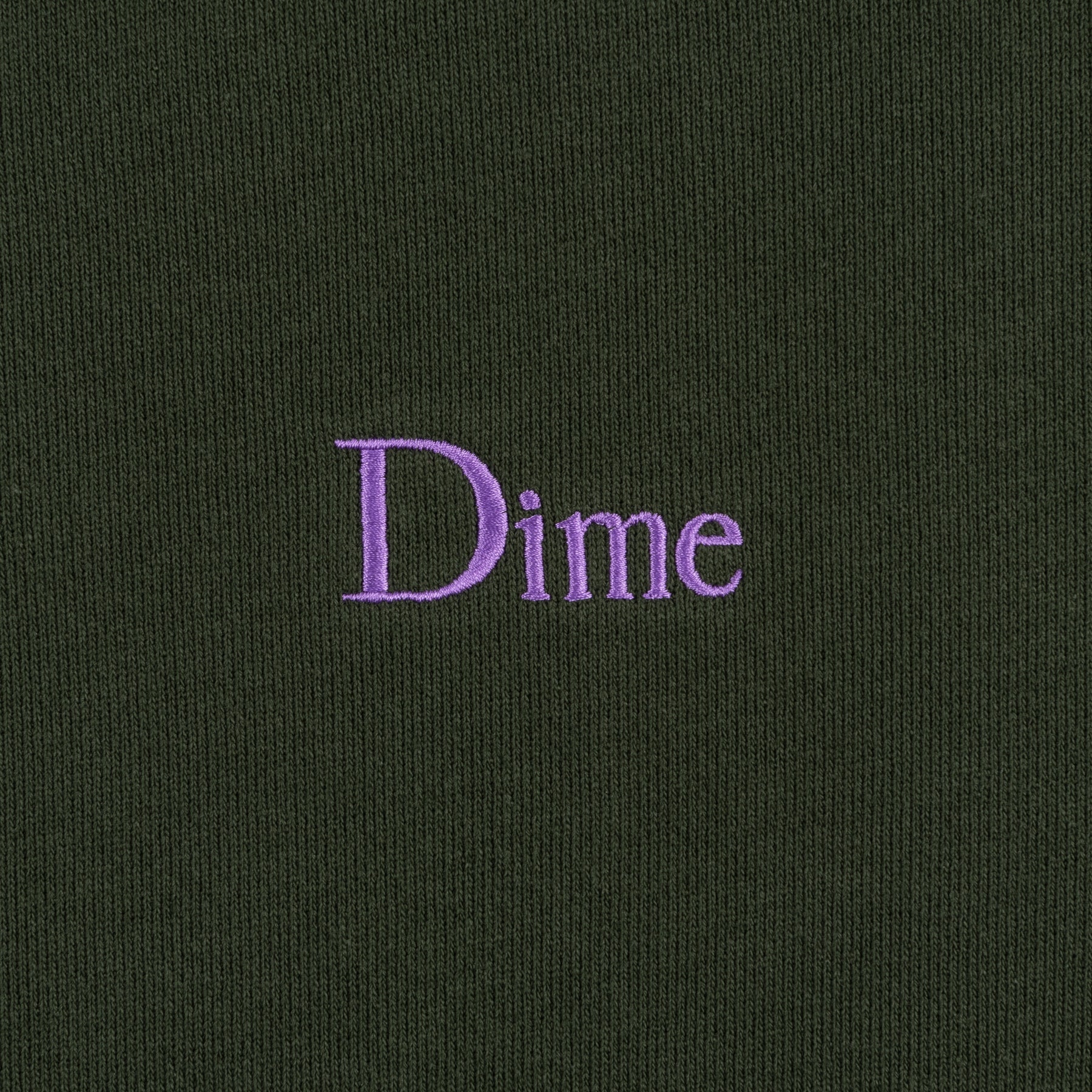 Dime Classic Small Logo Hoodie - Forest Green – Ninetimes Skateshop