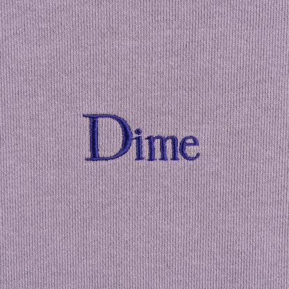 Dime Classic Small Logo Hoodie - Plum Gray