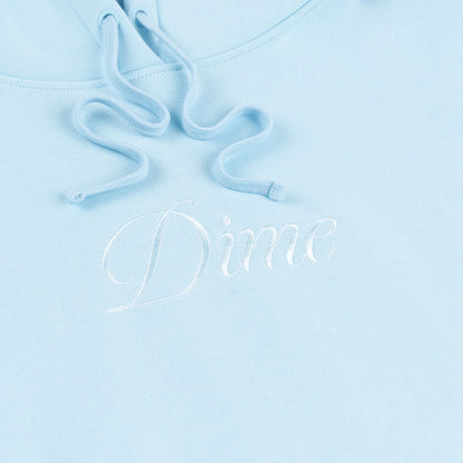 Dime Cursive Logo Hoodie - Baby Blue