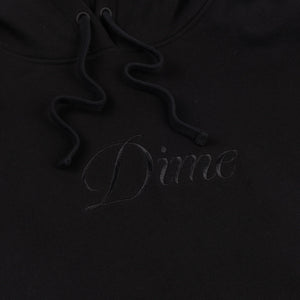 Dime Cursive Logo Hoodie - Black