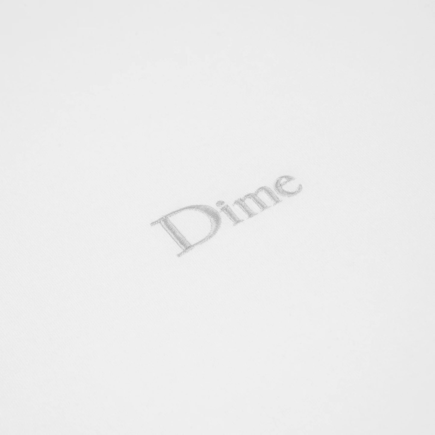 Dime Classic Small Logo Tee - White