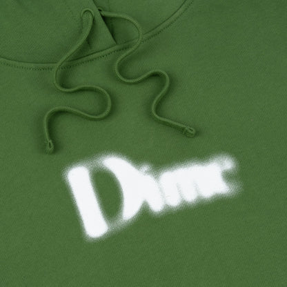 Dime Classic Blurry Hoodie - Pale Olive