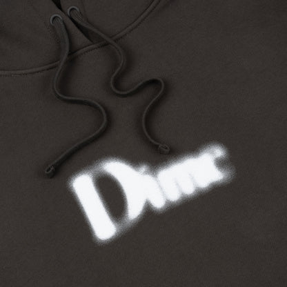 Dime Classic Blurry Hoodie - Vintage Black