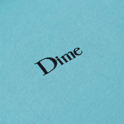 Dime Classic Small Logo Crewneck - Ocean Blue