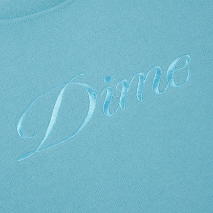 Dime Cursive Logo Crewneck - Ocean Blue