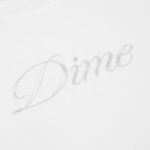 Load image into Gallery viewer, Dime Cursive Logo Crewneck - White