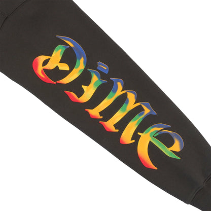 Dime Vert Hoodie - Vintage Black