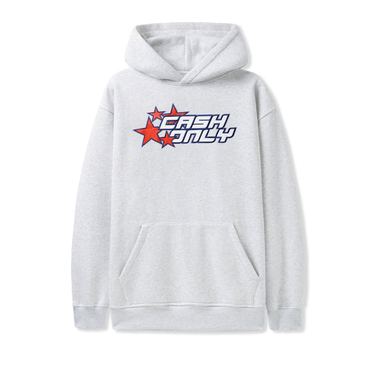 Cash Only Stars Pullover Hood - Ash