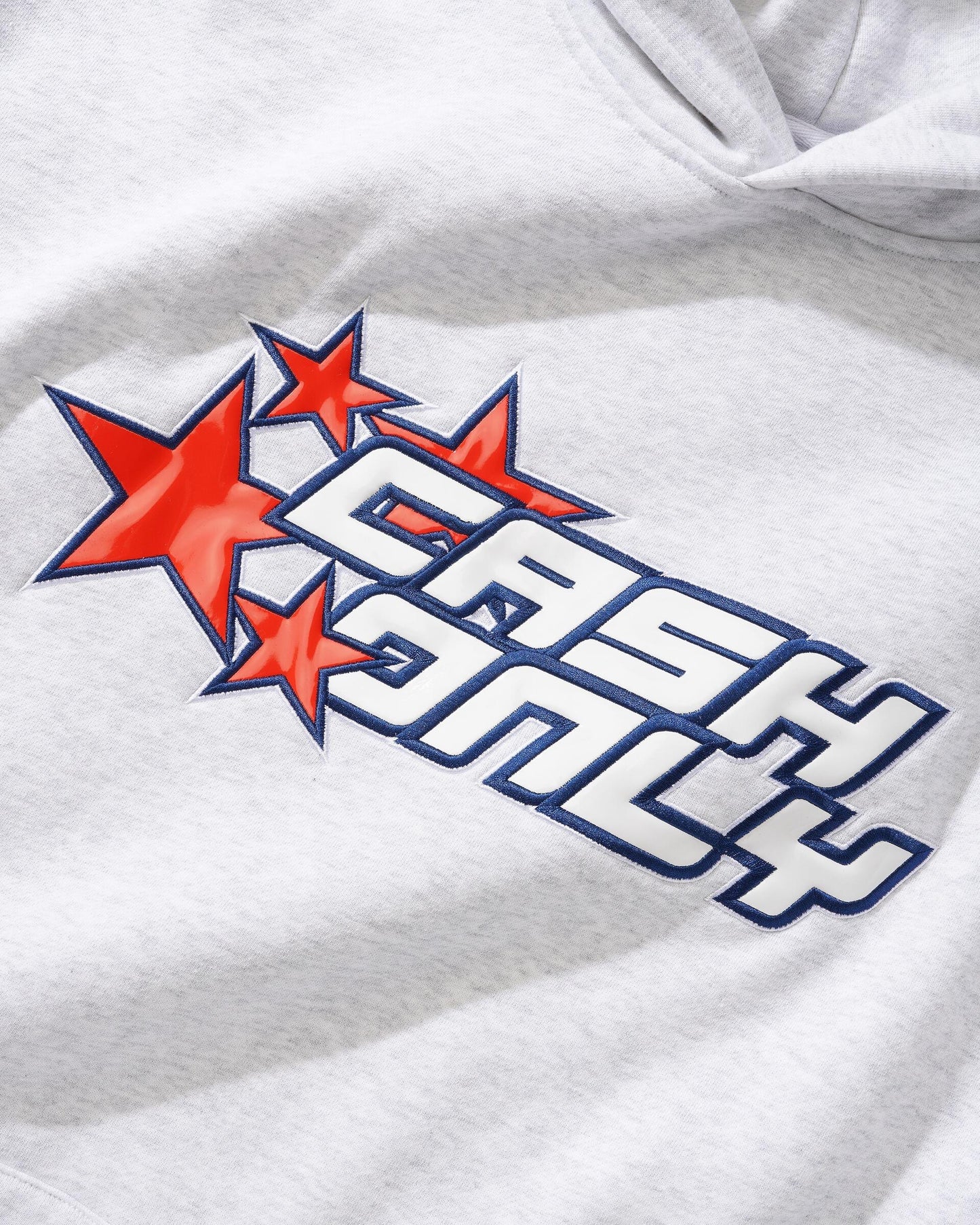 Cash Only Stars Pullover Hood - Ash