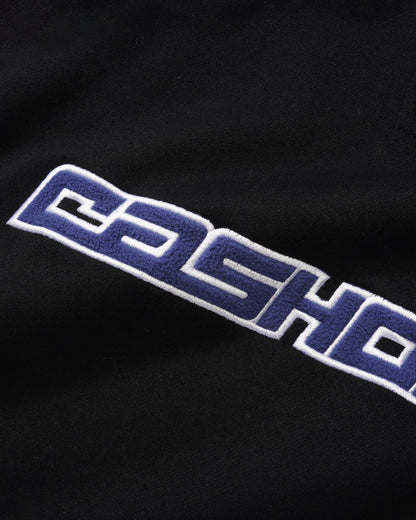 Cash Only Track 1/4 Zip Pullover - Black