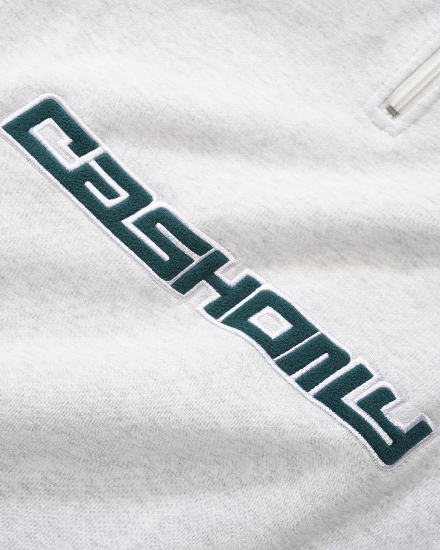 Cash Only Track 1/4 Zip Pullover - Ash