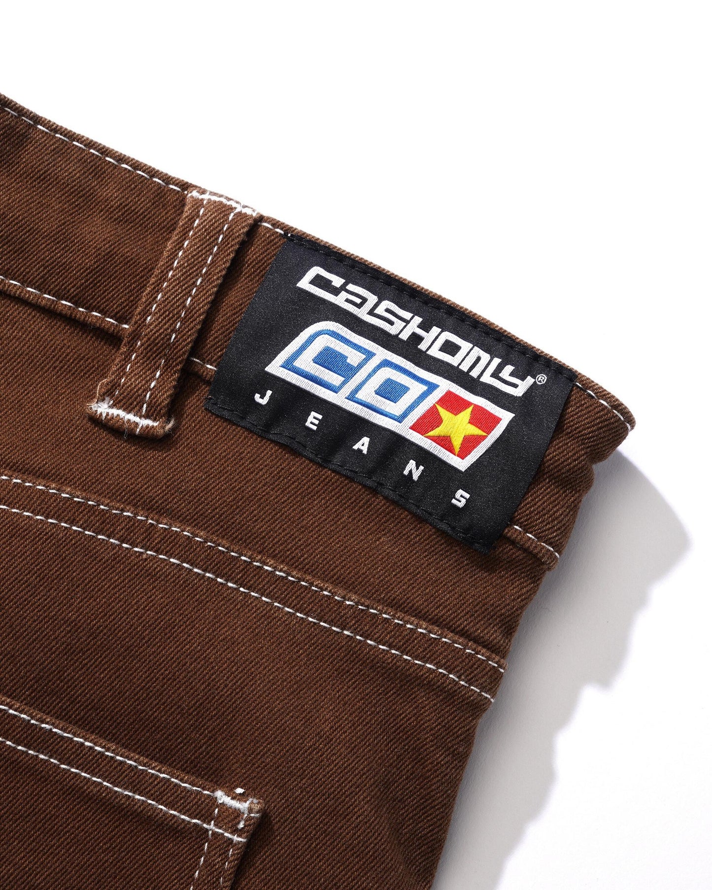 Cash Only Aleka Cargo Jeans - Brown