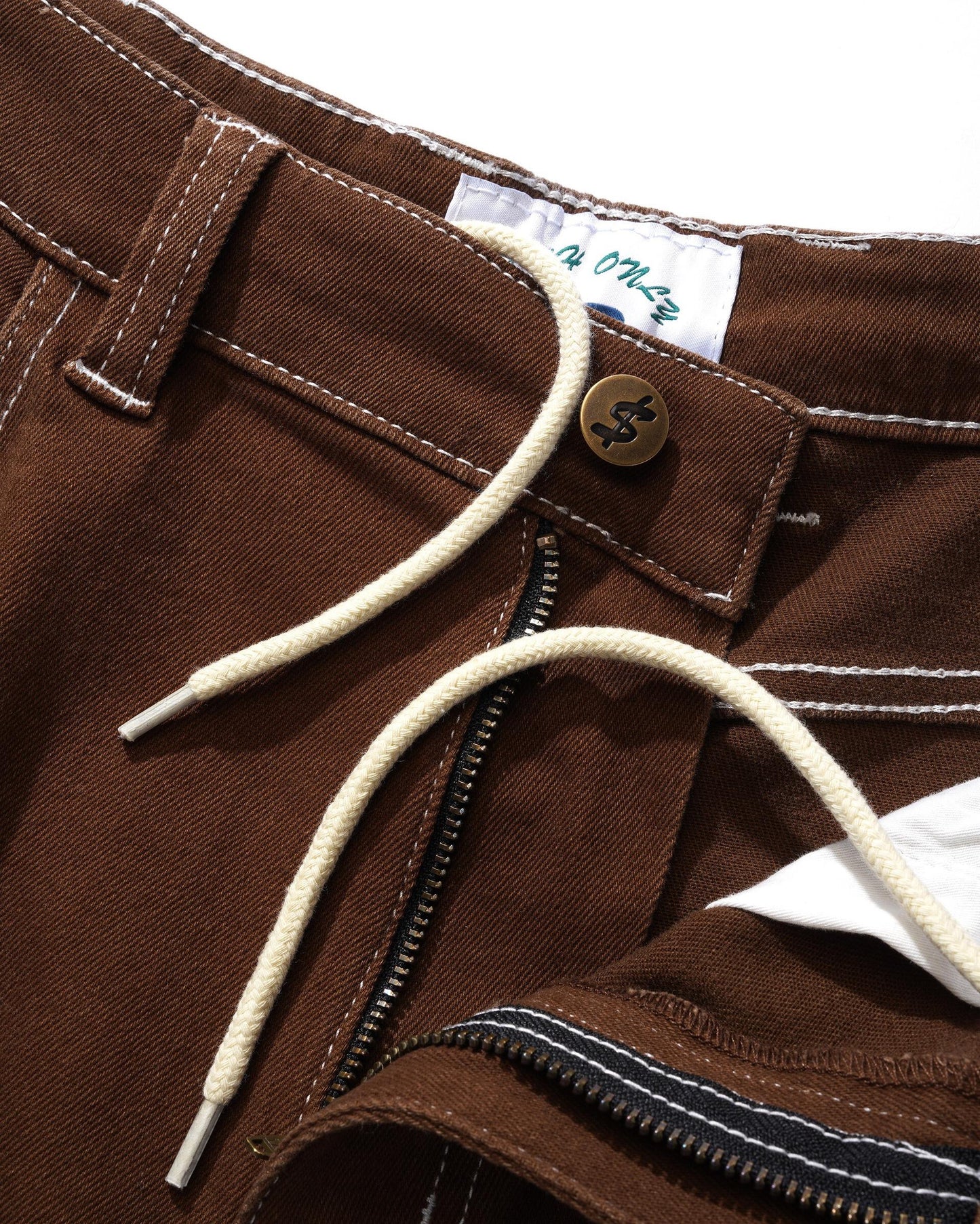 Cash Only Aleka Cargo Jeans - Brown