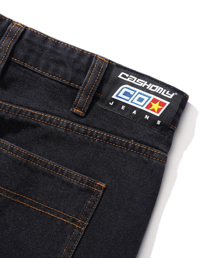 Cash Only Aleka Cargo Jeans - Faded Black