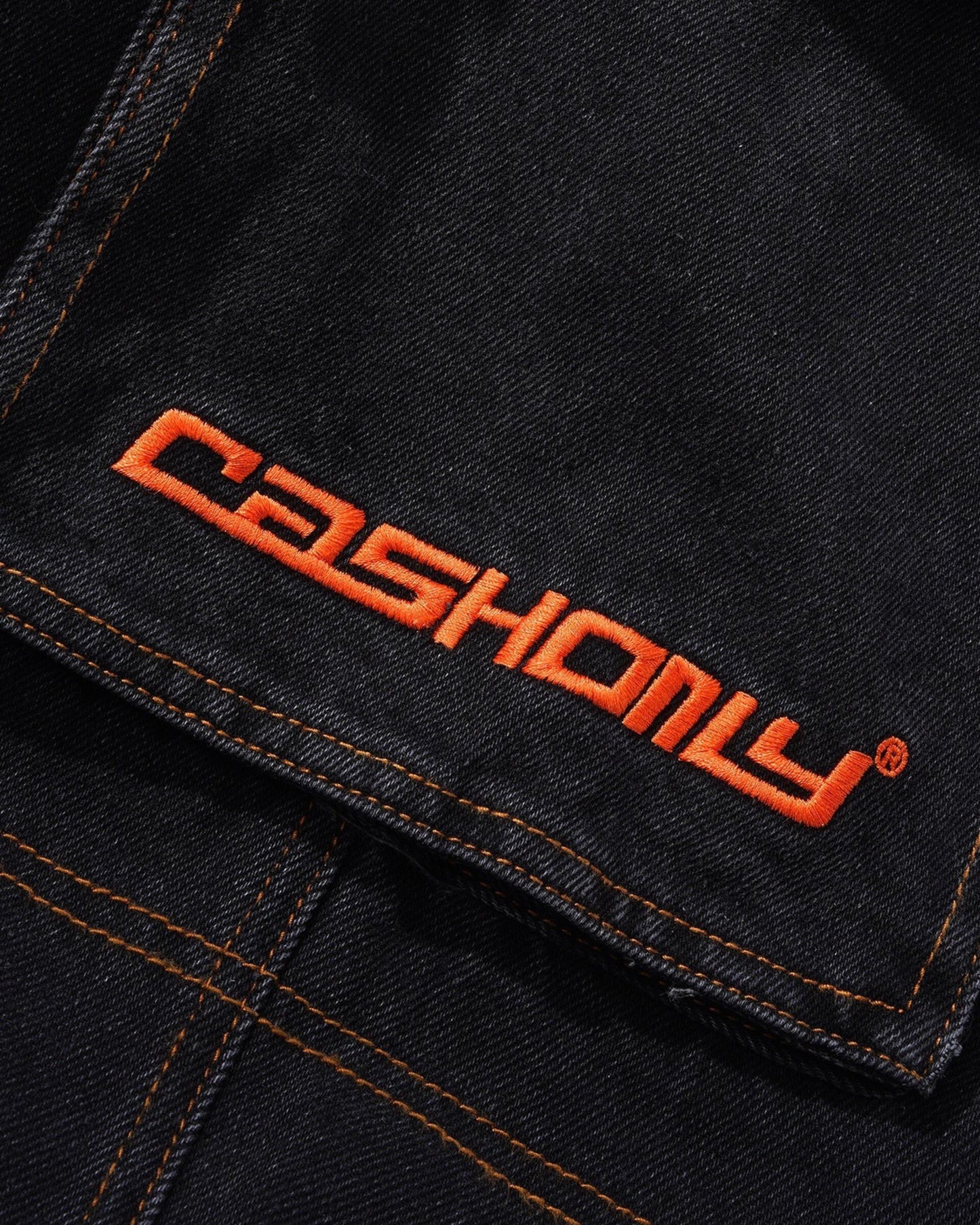 Cash Only Aleka Cargo Jeans - Faded Black