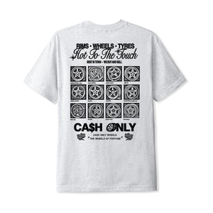 Cash Only Wheels Tee - Ash