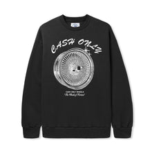 Load image into Gallery viewer, Cash Only Wheels Crewneck - Black