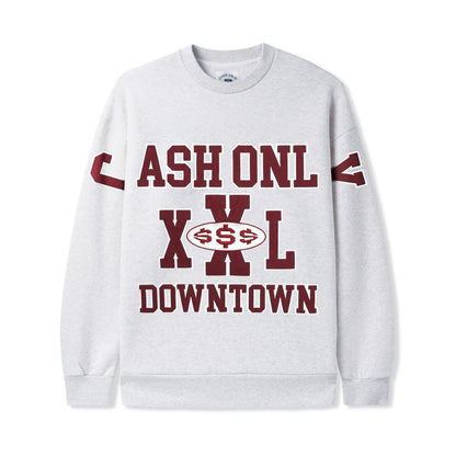 Cash Only Authority Crewneck - Ash