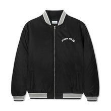Load image into Gallery viewer, Cash Only Spell Out Bomber Jacket - Black