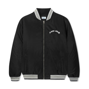 Cash Only Spell Out Bomber Jacket - Black