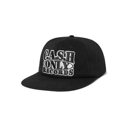 Cash Only Records 5 Panel Snapback Cap - Black