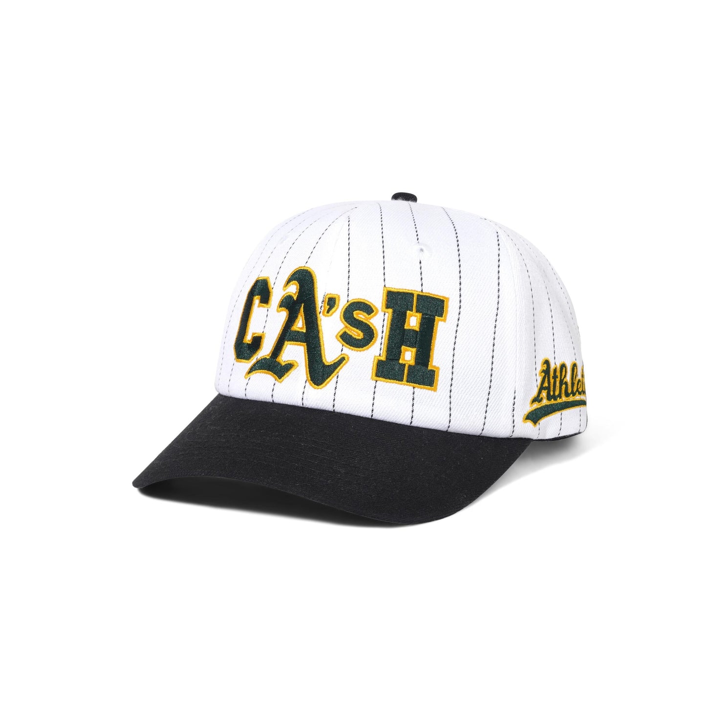 Cash Only Ballpark Snapback Cap - White / Black