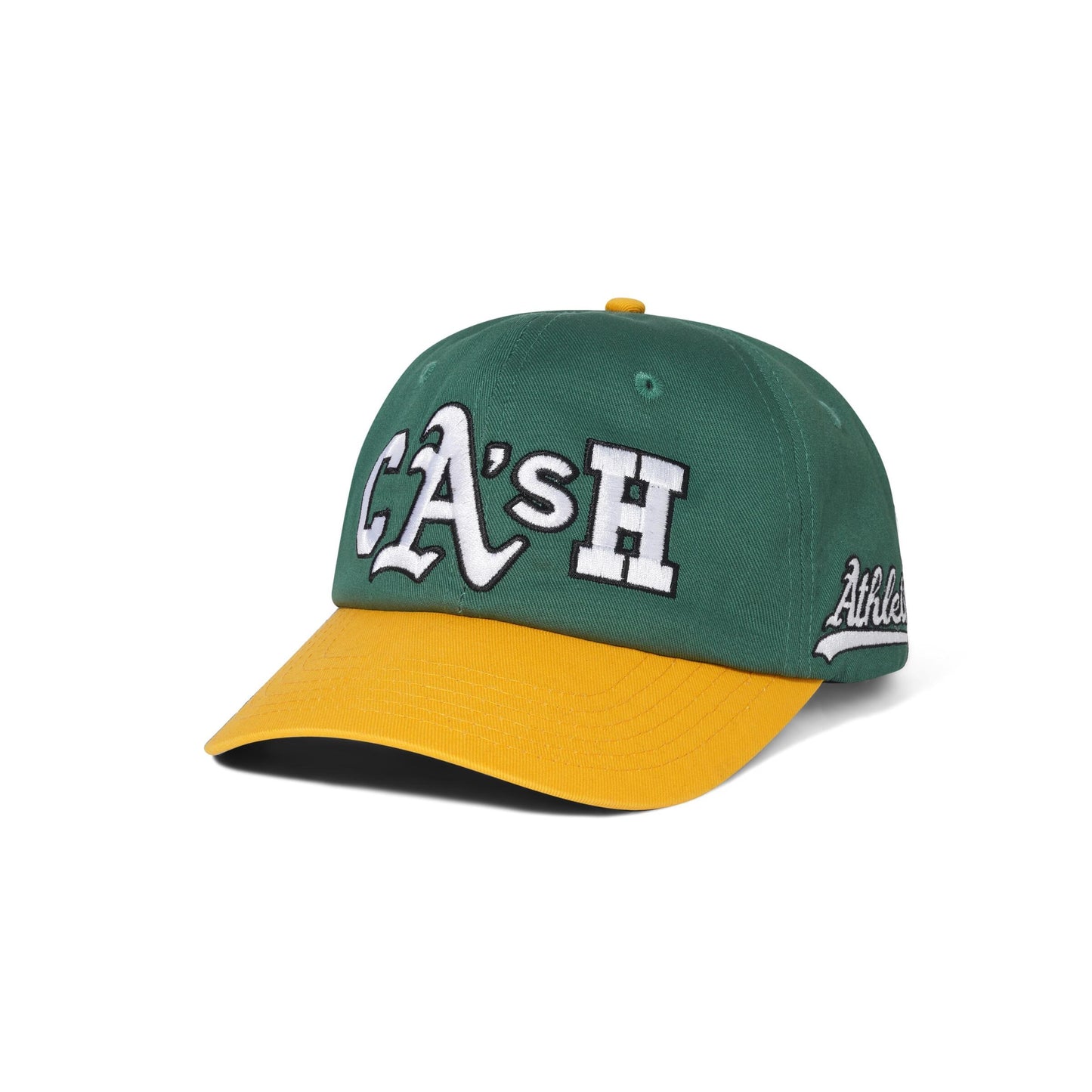 Cash Only Ballpark Snapback Cap - Green / Gold