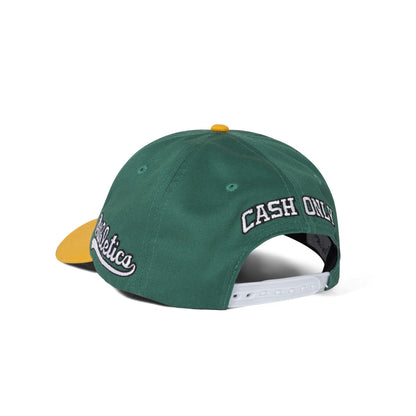 Cash Only Ballpark Snapback Cap - Green / Gold