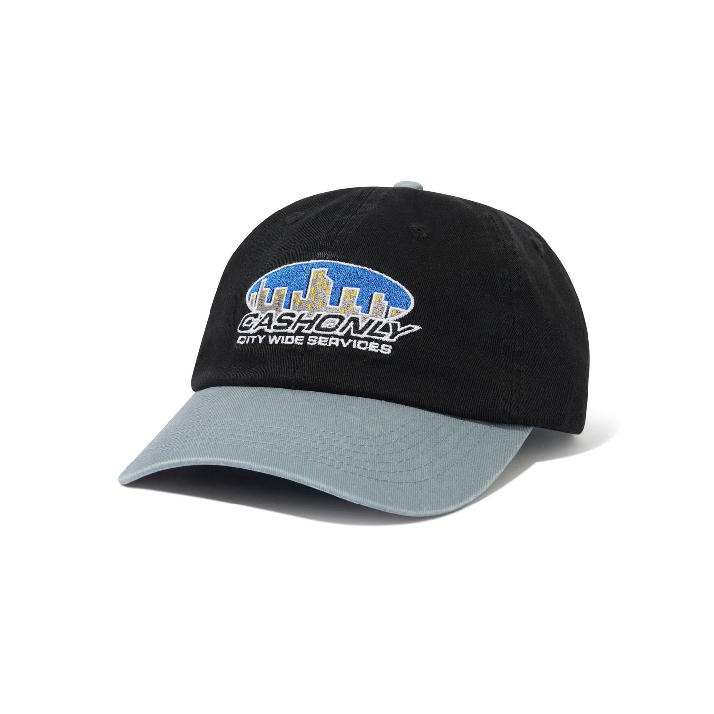 Cash Only City Wide 6 Panel Cap - Black