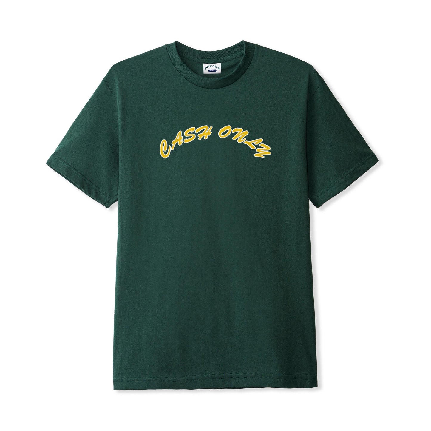 Cash Only Logo Tee - Dark Forest