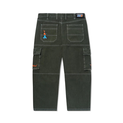Cash Only Aleka Cargo Jeans - Washed Army