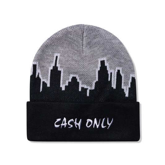 Cash Only Skyline Beanie - Black