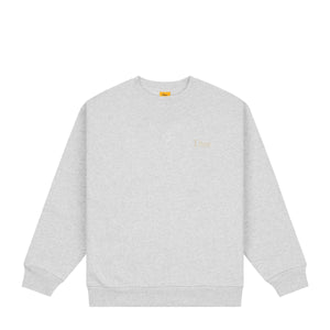 Dime Classic Small Logo Crewneck - Heather Gray