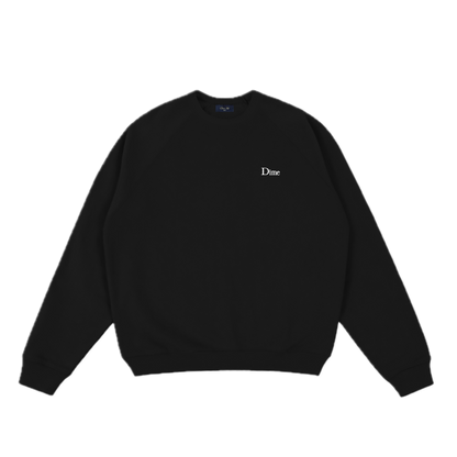Dime Classic Small Logo Crewneck - Black
