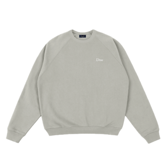 Dime Classic Small Logo Crewneck - Iron
