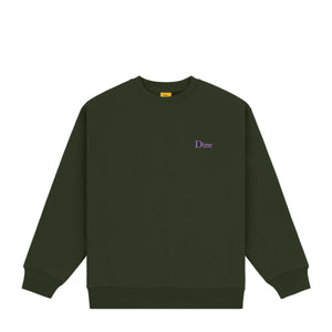 Dime Classic Small Logo Crewneck - Forest Green