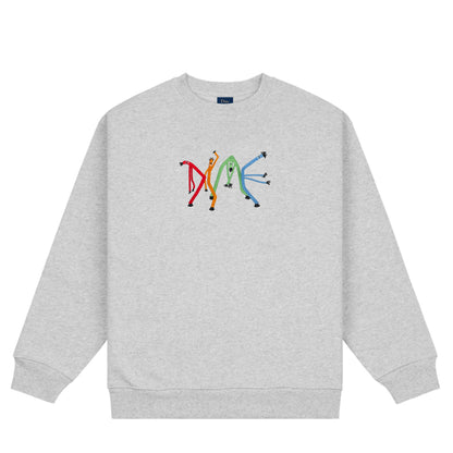 Dime Tubeman Crewneck - Heather Gray