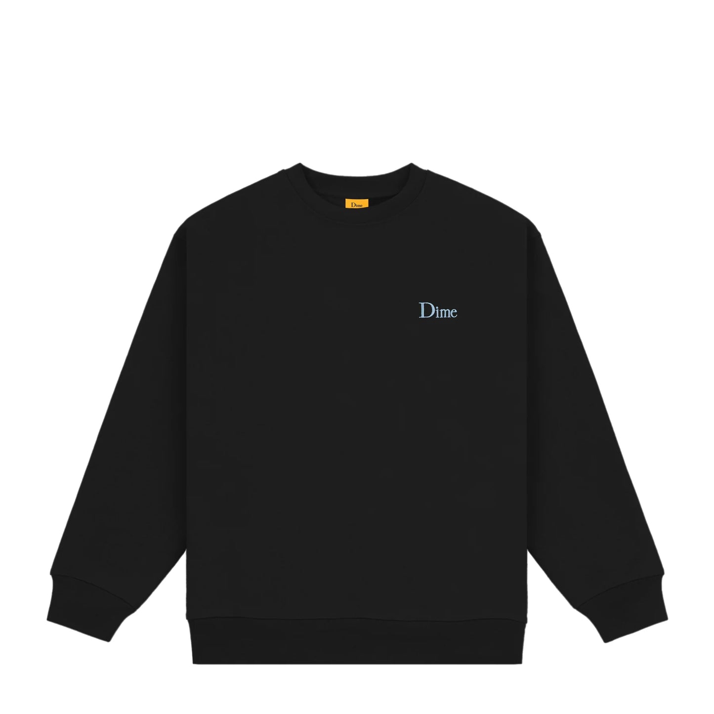 Dime Classic Small Logo Crewneck - Black